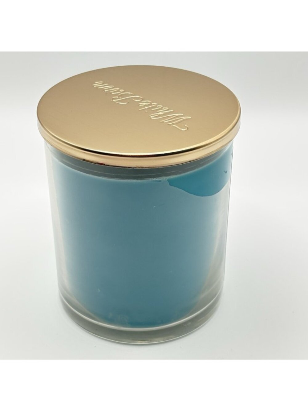 Bath & Body Works Single Wick Candle Winter White Barn 8oz Christmas Pine Plaid - Picture 5 of 12